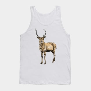 Deer Print Tank Top